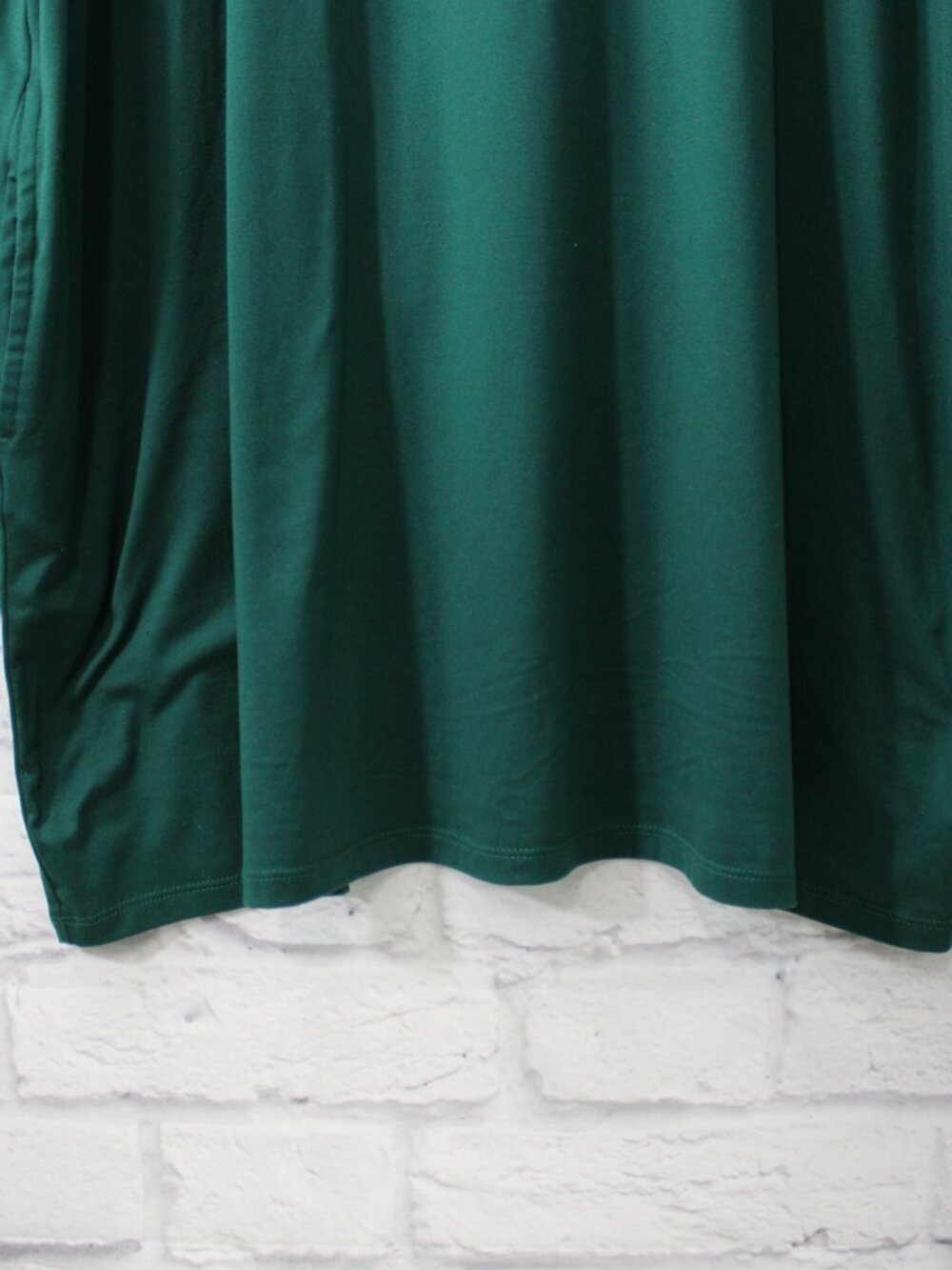 Joyspun 2X/3X Green Holiday Christmas Shortsleeve Lightweight Short Nightgown - Picture 3 of 8